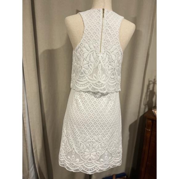 lilly‎ pulitzer dress Medium White With Lace - Picture 4 of 8